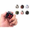CUBO ANTIESTRÉS 2,2X2,2X2,2 CM NEGRO-ROJO
