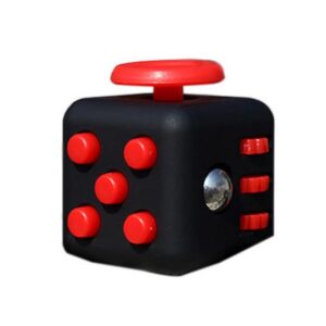 CUBO ANTIESTRÉS 2,2X2,2X2,2 CM NEGRO-ROJO